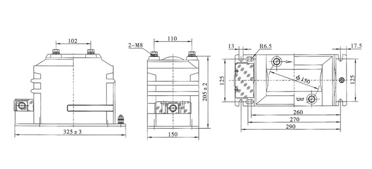 Medium Voltage Resin Cast Potential Transformer In Switchgear Medium Voltage Resin Cast Potential Transformer In Switchgear